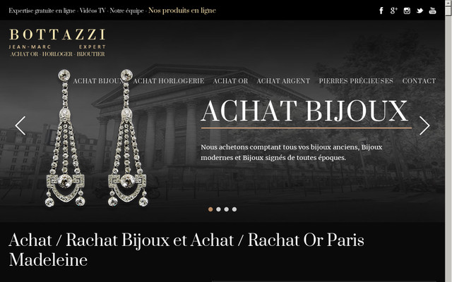 BOTTAZZI, vente et achat de bijoux à Paris.