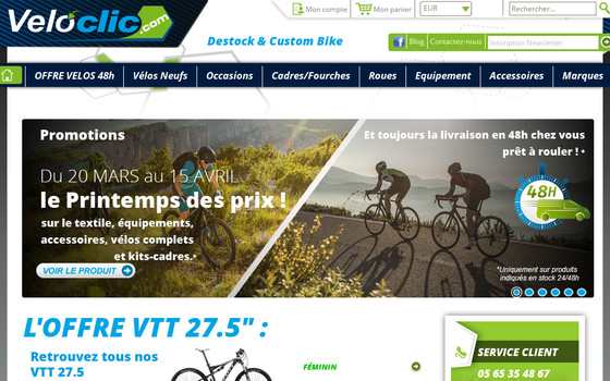 Veloclic : votre boutique de vente en ligne de vélo de qualité