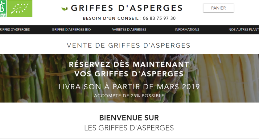 griffeasperge.com: la boutique des asperges