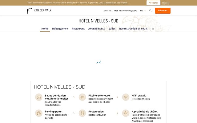 Les services culinaires du restaurant de l’Hôtel Nivelles-Sud