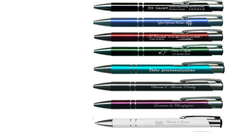 Des stylos personnalisés pour tout occasion avec Closs Et Cadeaux