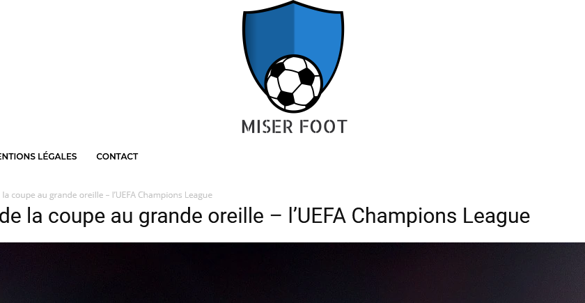 Miser Foot, votre blog sur le football