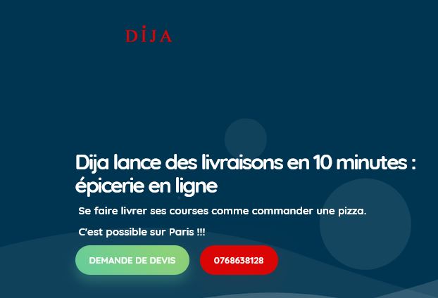 Dija: entreprise de livraison sur Paris