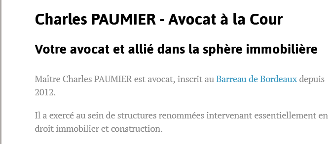 Charles Paumier, votre expert en immobilier à Bordeaux