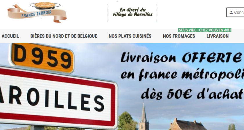 Tarte-maroilles.fr : France Terroir, entreprise experte en fabrication de tartes au maroilles