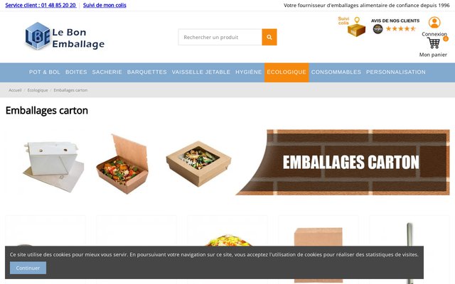 La référence des emballages alimentaires écologiques en carton