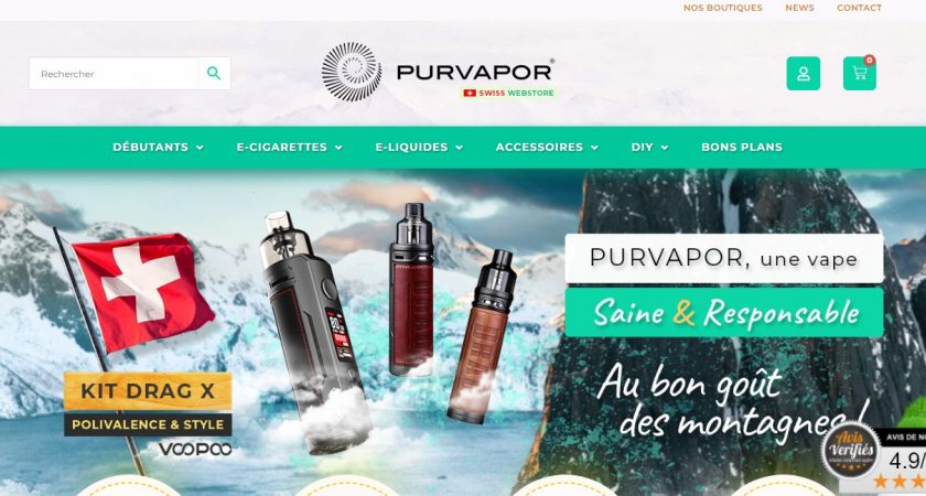 Boutique de e-cigarettes à Genève et Lausanne