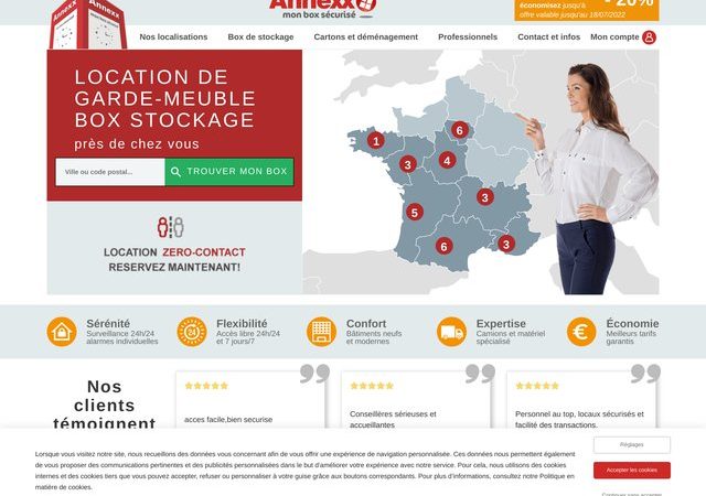 Annexx, votre service de location d’espaces de stockage en France