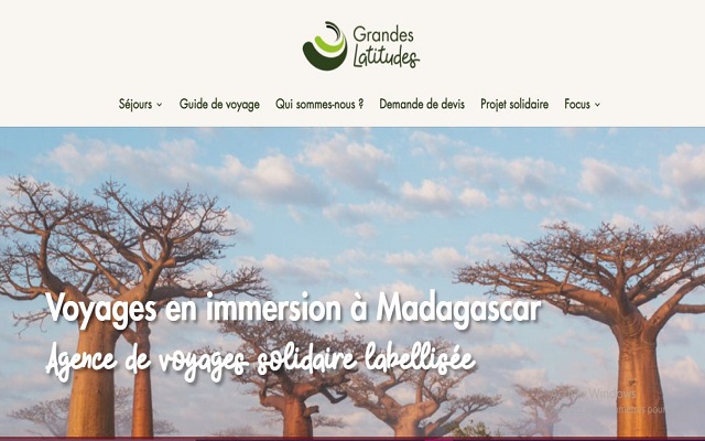 Agence de voyages solidaires spécialiste de Madagascar