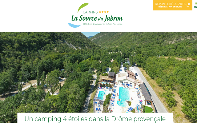 Votre camping 4 étoiles dans la Drôme provençale