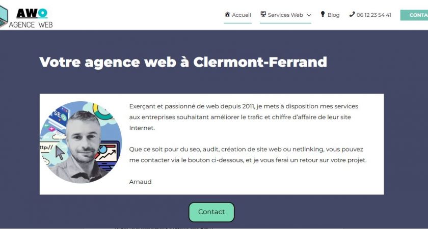 L’agence Web AWO, à Clermont-Ferrand, un professionnel expérimenté
