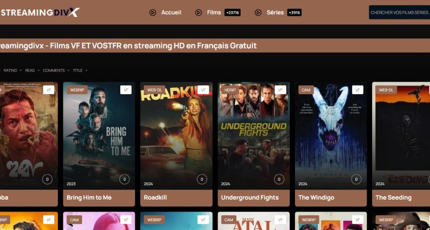 StreamingDivx, films et séries streaming gratuits
