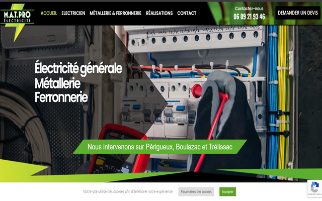 Votre entreprise d’électricité générale à Périgueux, Boulazac et Trélissac