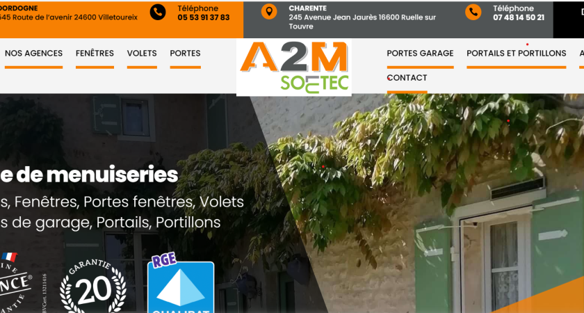 A2M Solutec, votre entreprise de menuiserie à Dordogne