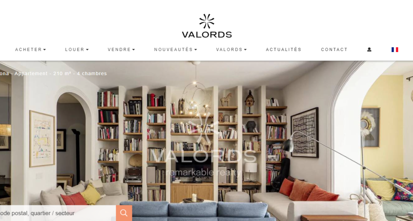 Valords, agence immobilière de luxe à Barcelone