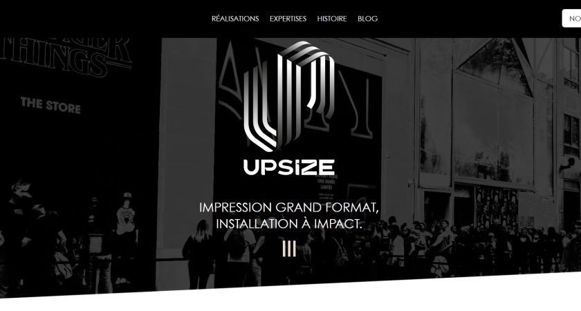 Impression numérique grand format à Paris avec UpSize